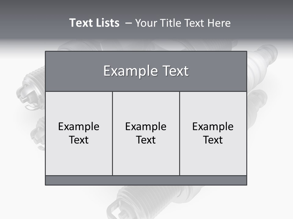 Car Steel Spare PowerPoint Template