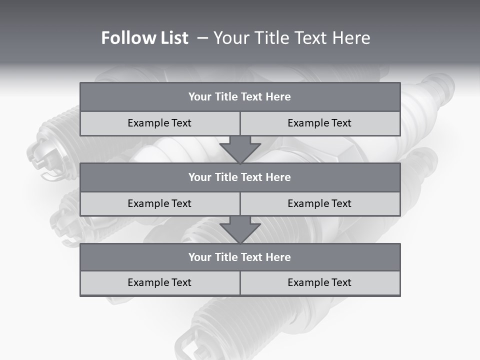 Car Steel Spare PowerPoint Template