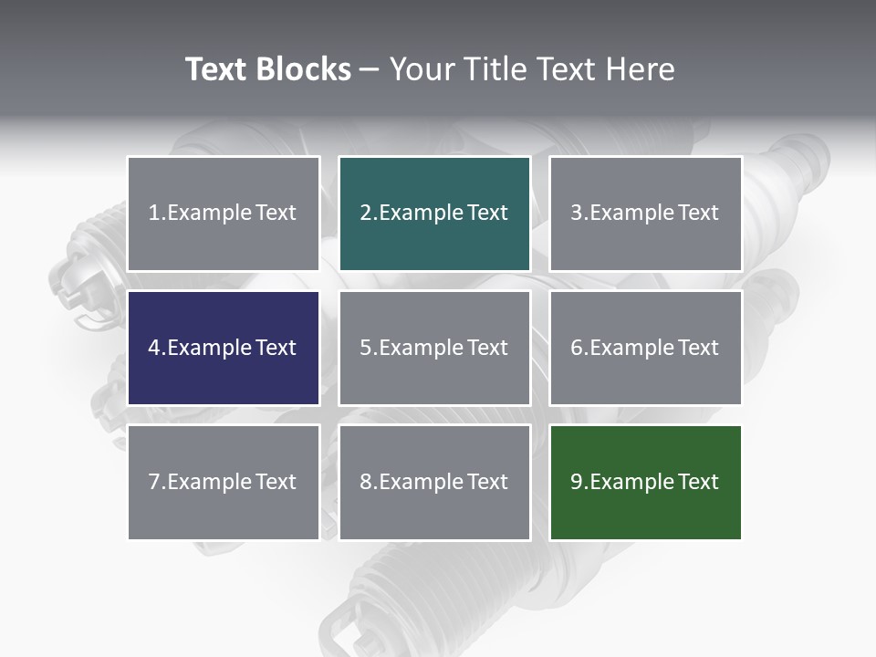 Car Steel Spare PowerPoint Template