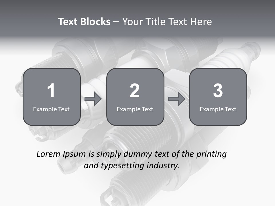 Car Steel Spare PowerPoint Template