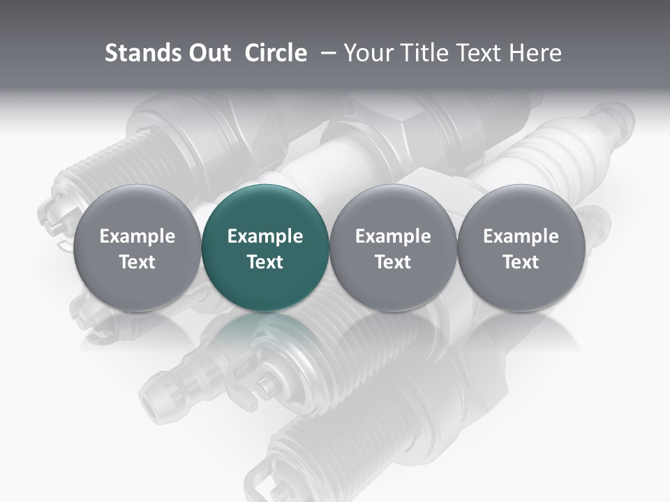 Car Steel Spare PowerPoint Template