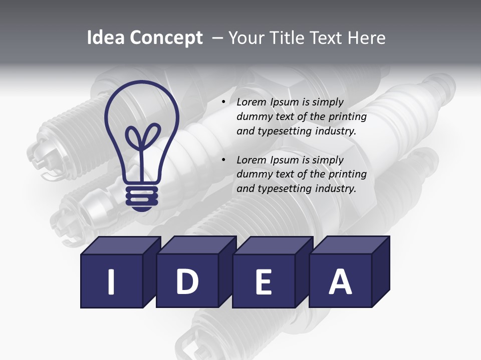 Car Steel Spare PowerPoint Template