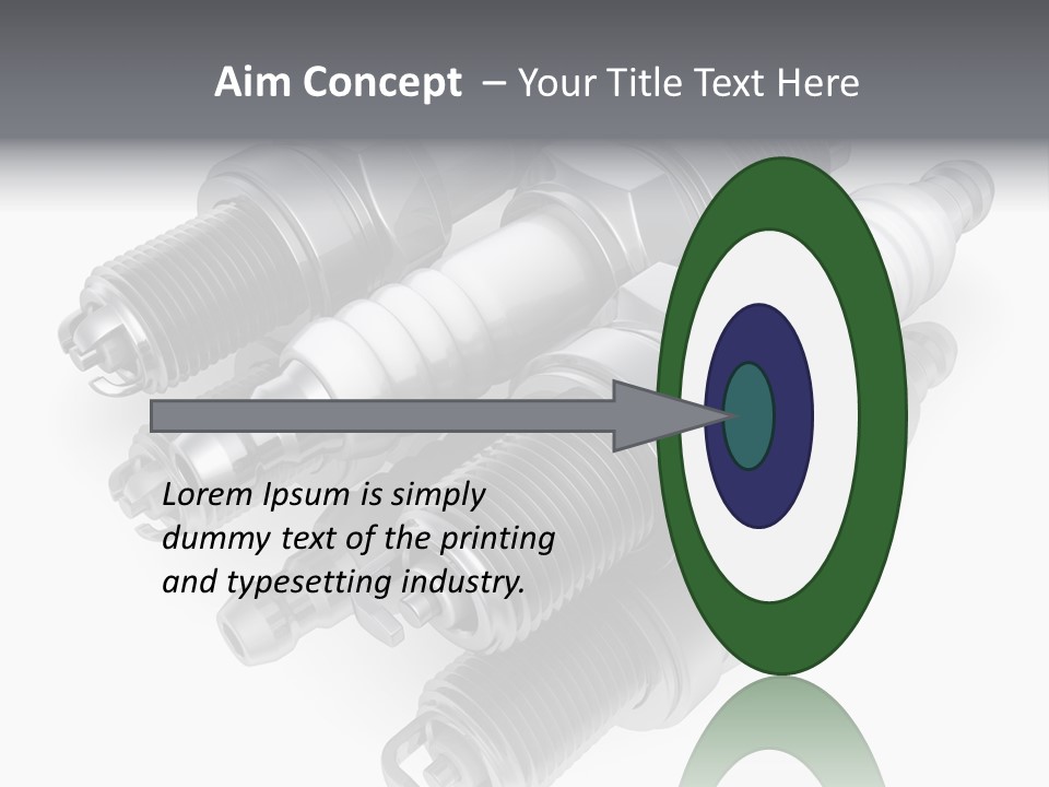 Car Steel Spare PowerPoint Template