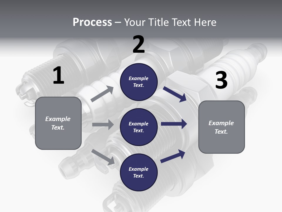 Car Steel Spare PowerPoint Template