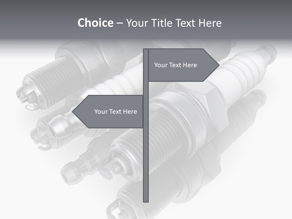 Car Steel Spare PowerPoint Template