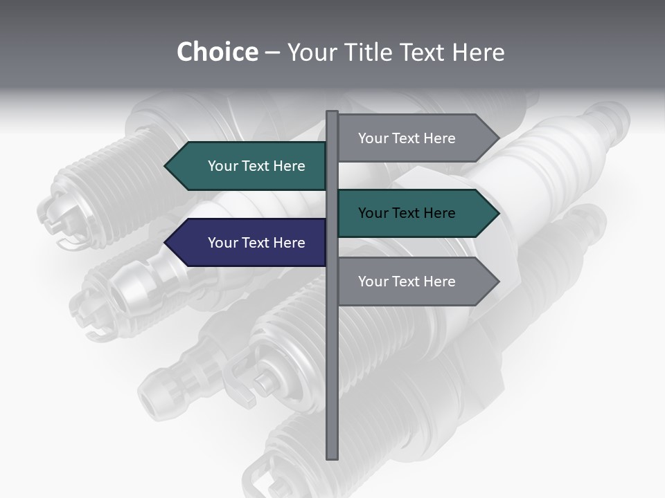 Car Steel Spare PowerPoint Template