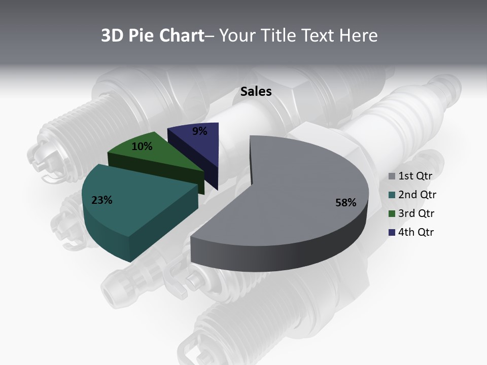 Car Steel Spare PowerPoint Template