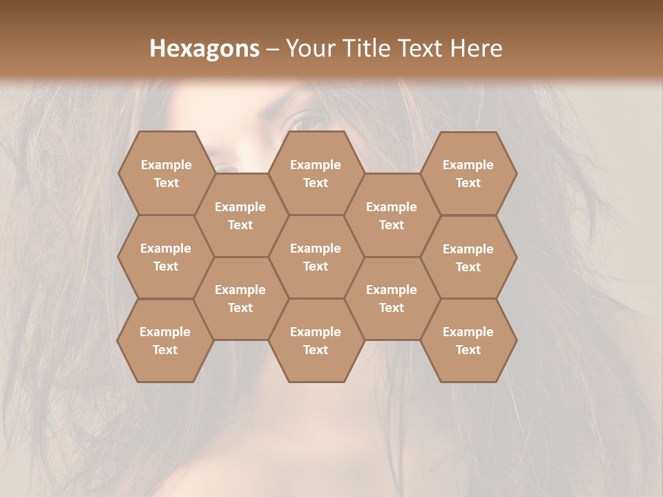 Caucasian Hot Youth PowerPoint Template