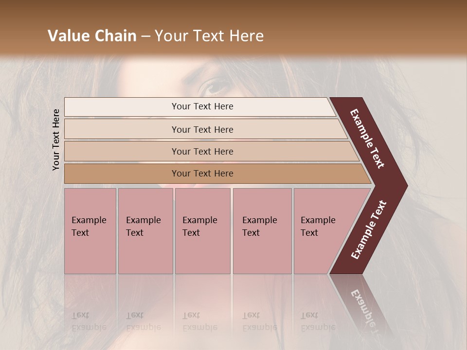 Caucasian Hot Youth PowerPoint Template