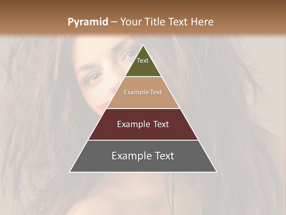 Caucasian Hot Youth PowerPoint Template