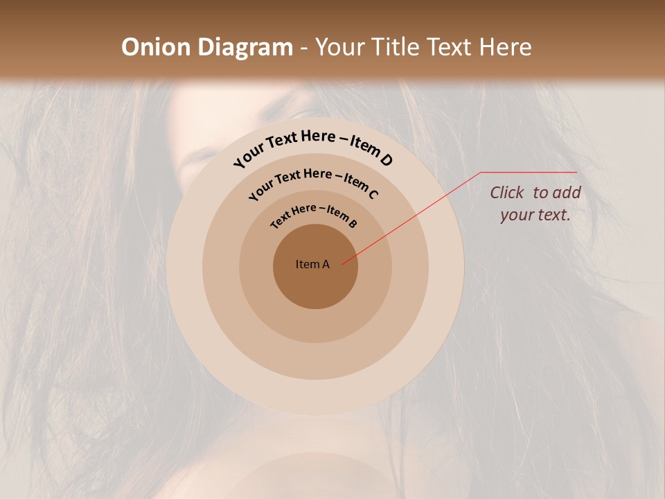 Caucasian Hot Youth PowerPoint Template