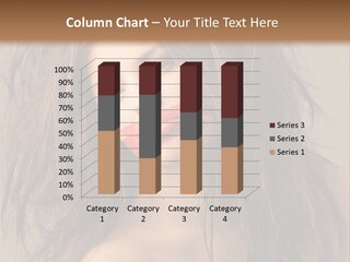 Caucasian Hot Youth PowerPoint Template