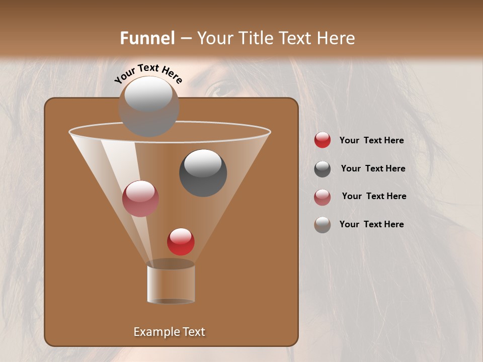 Caucasian Hot Youth PowerPoint Template