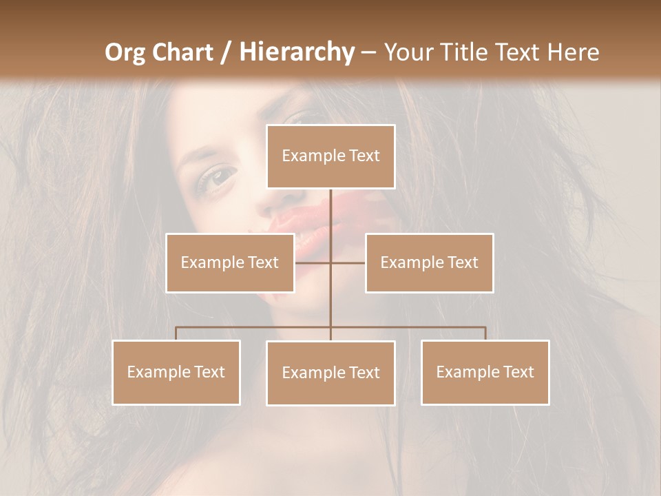 Caucasian Hot Youth PowerPoint Template