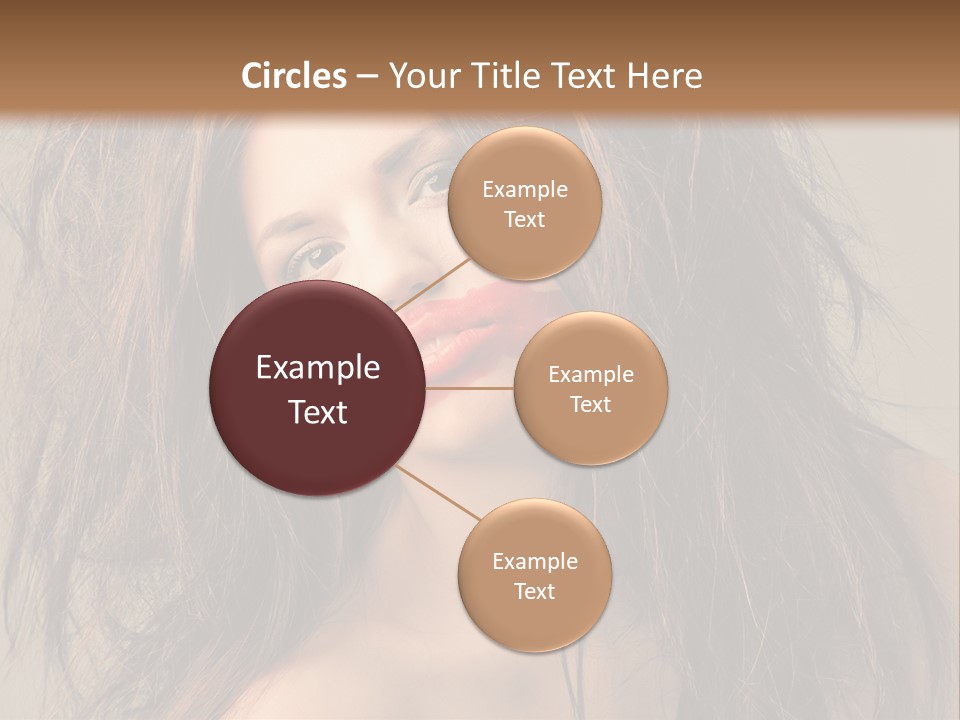 Caucasian Hot Youth PowerPoint Template