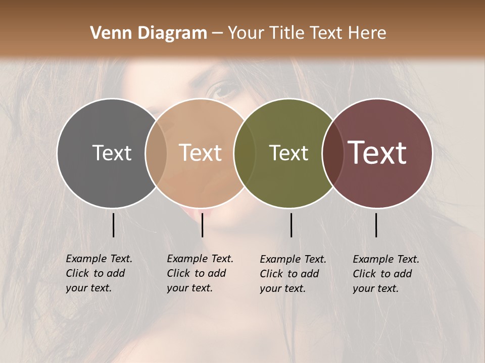 Caucasian Hot Youth PowerPoint Template