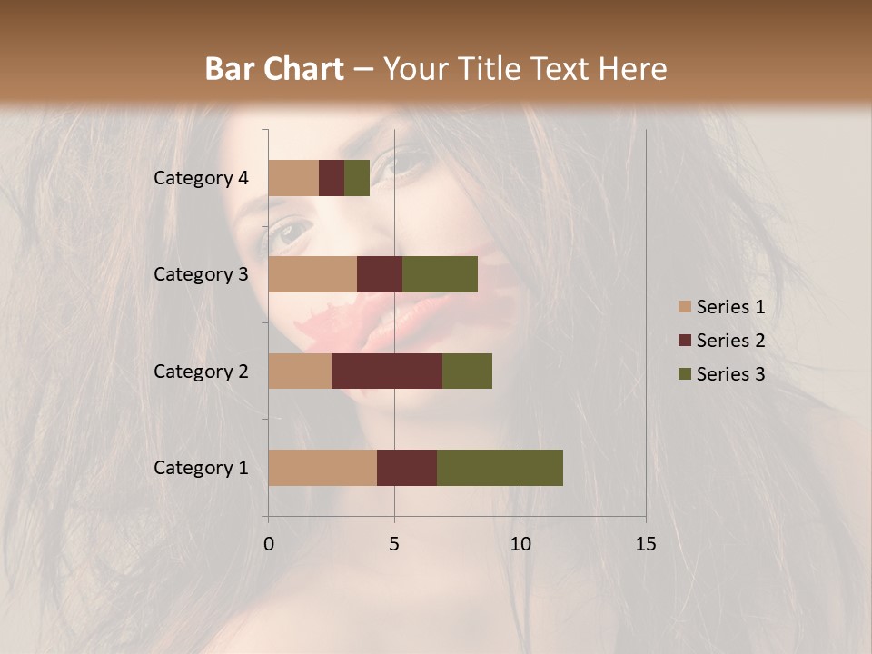 Caucasian Hot Youth PowerPoint Template