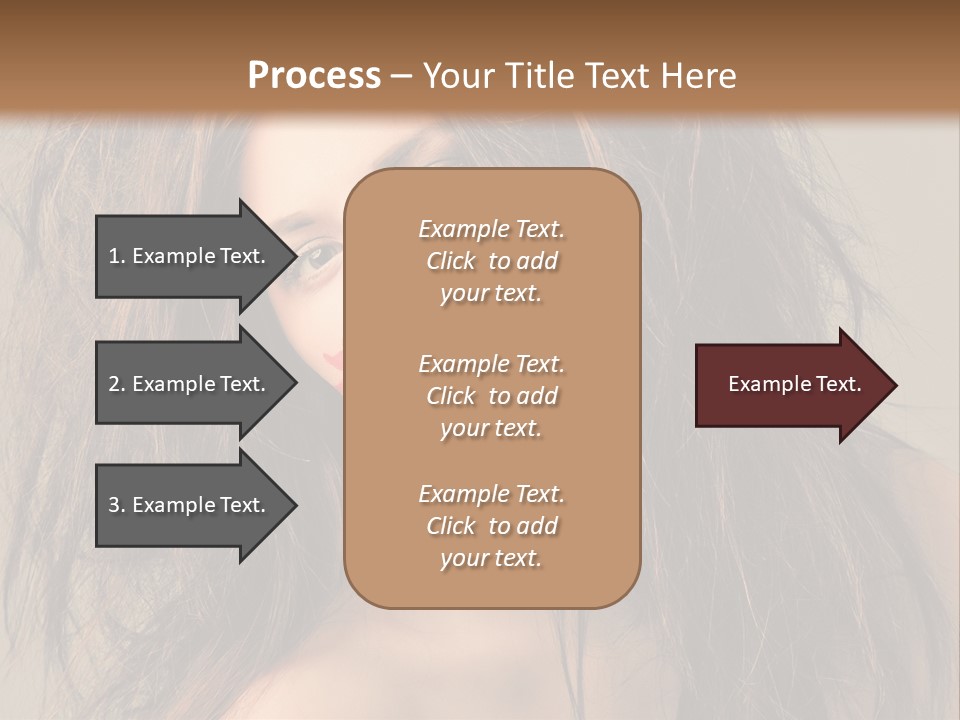 Caucasian Hot Youth PowerPoint Template