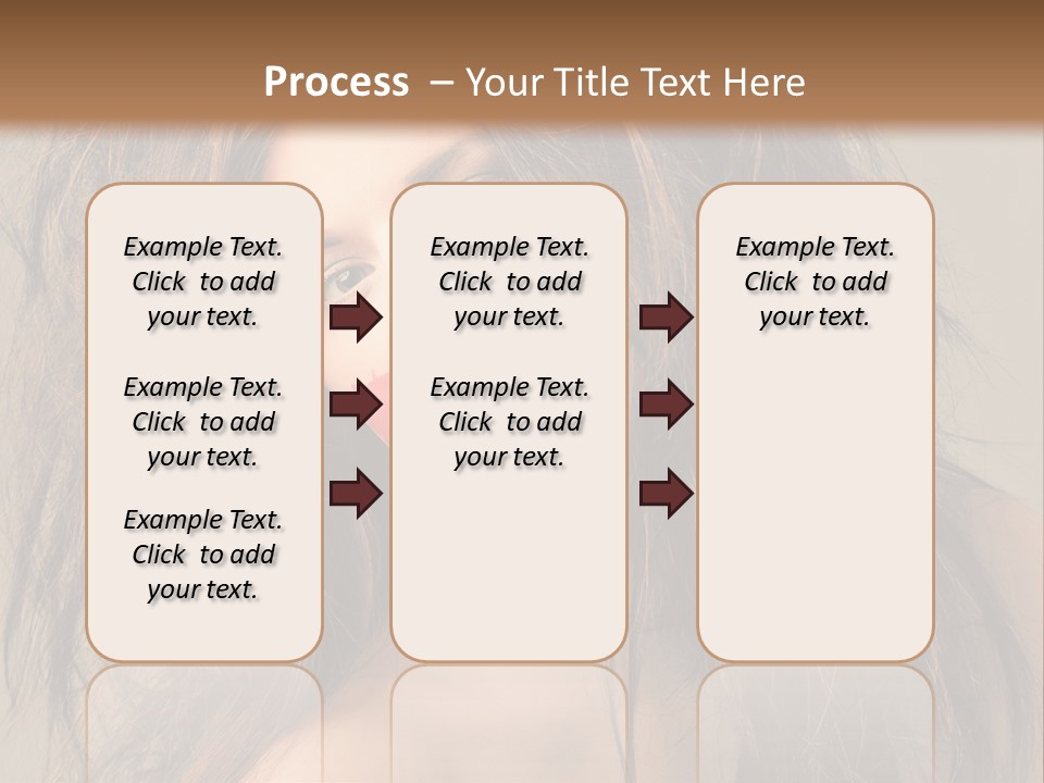 Caucasian Hot Youth PowerPoint Template