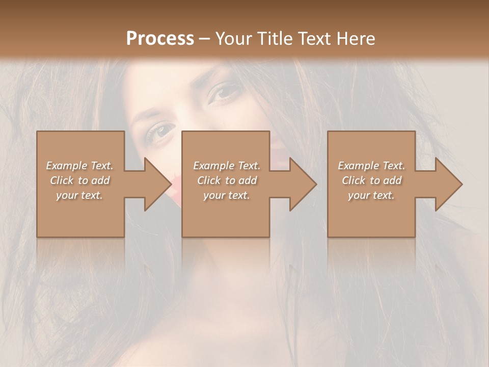 Caucasian Hot Youth PowerPoint Template