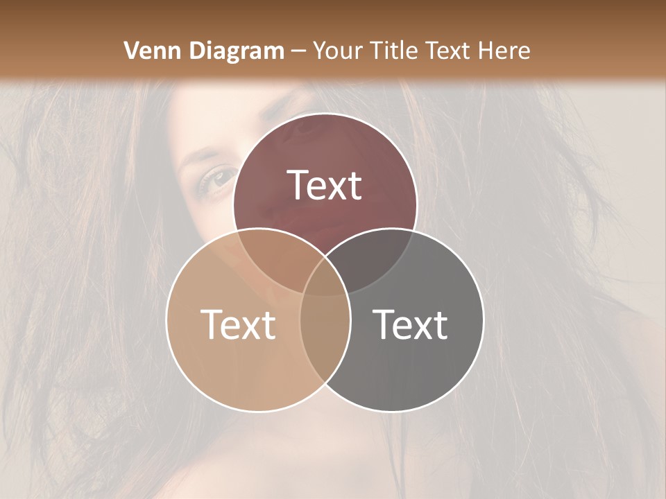 Caucasian Hot Youth PowerPoint Template