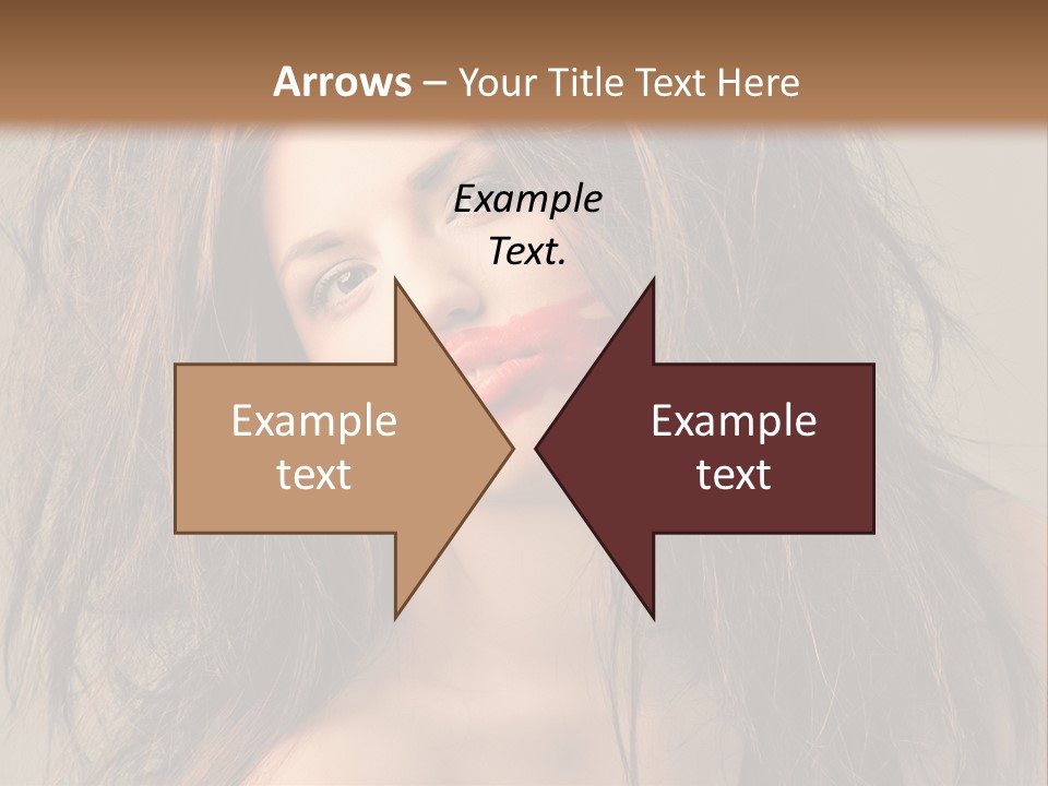 Caucasian Hot Youth PowerPoint Template