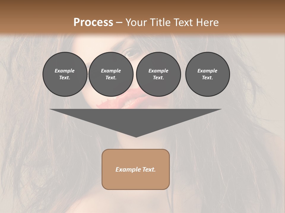 Caucasian Hot Youth PowerPoint Template