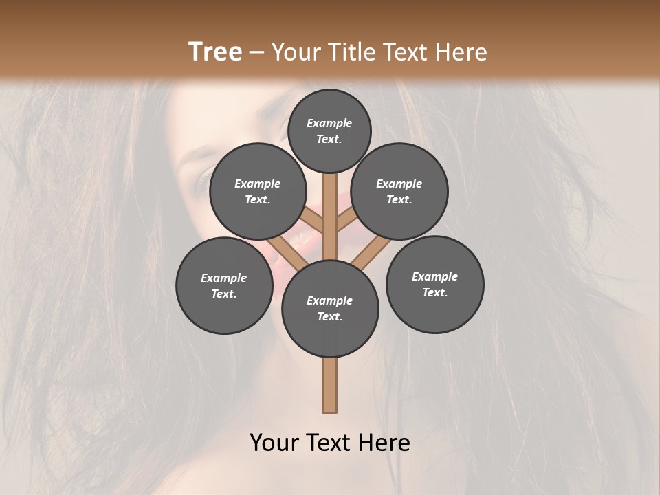 Caucasian Hot Youth PowerPoint Template