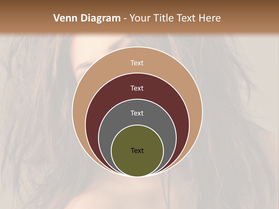 Caucasian Hot Youth PowerPoint Template