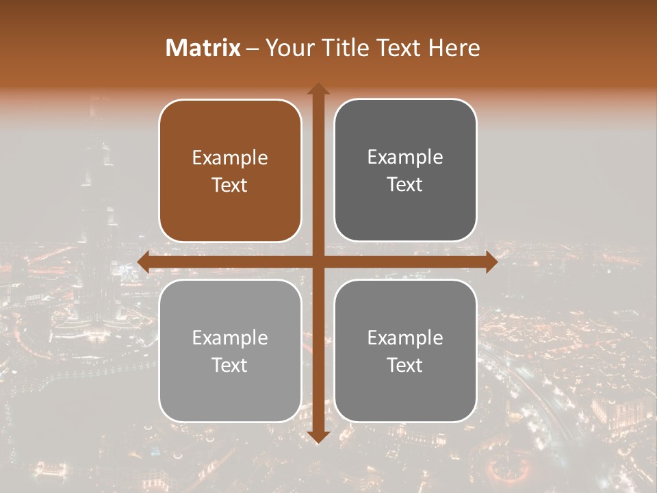 Development Skyline City PowerPoint Template