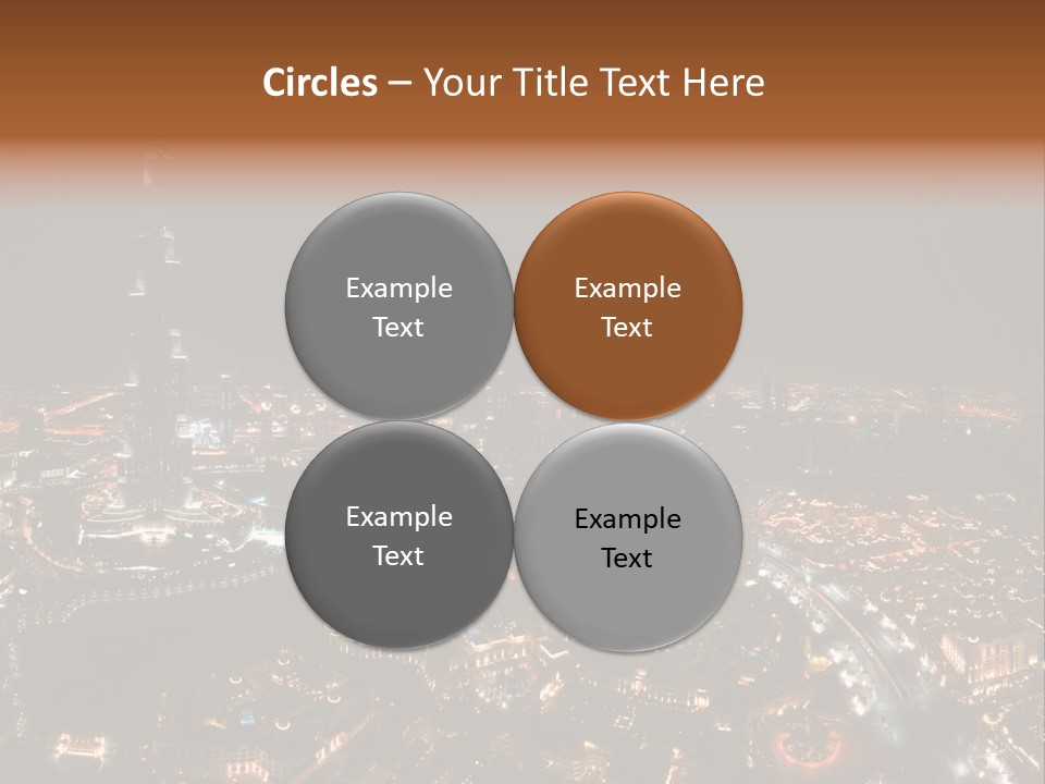Development Skyline City PowerPoint Template