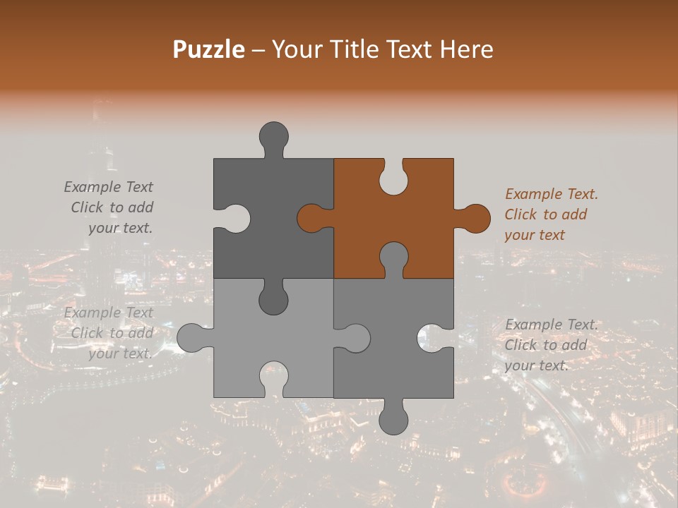 Development Skyline City PowerPoint Template