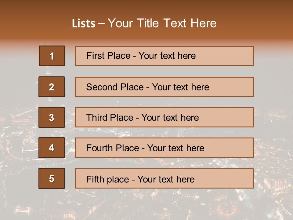 Development Skyline City PowerPoint Template