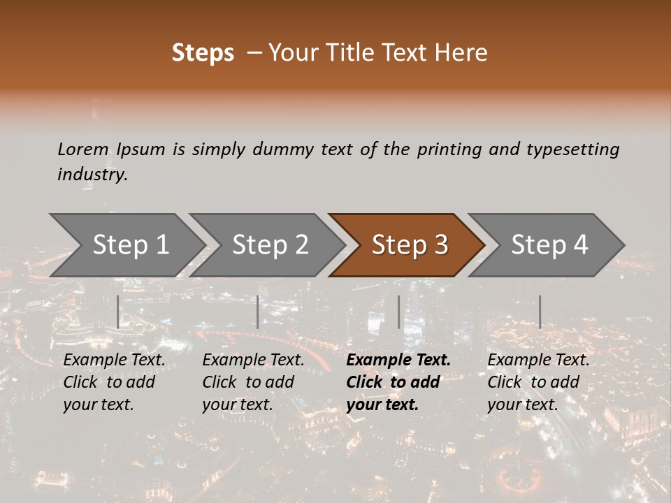 Development Skyline City PowerPoint Template
