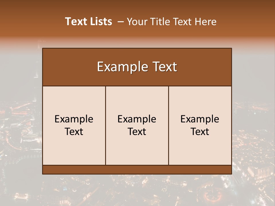 Development Skyline City PowerPoint Template