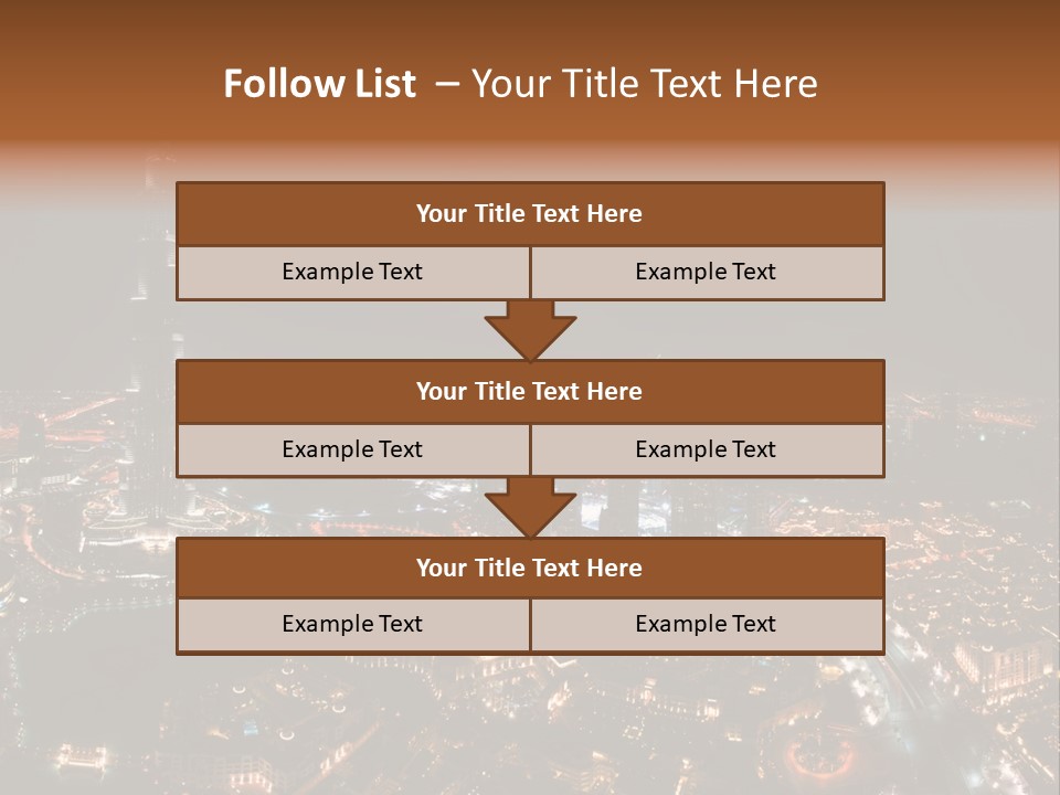 Development Skyline City PowerPoint Template