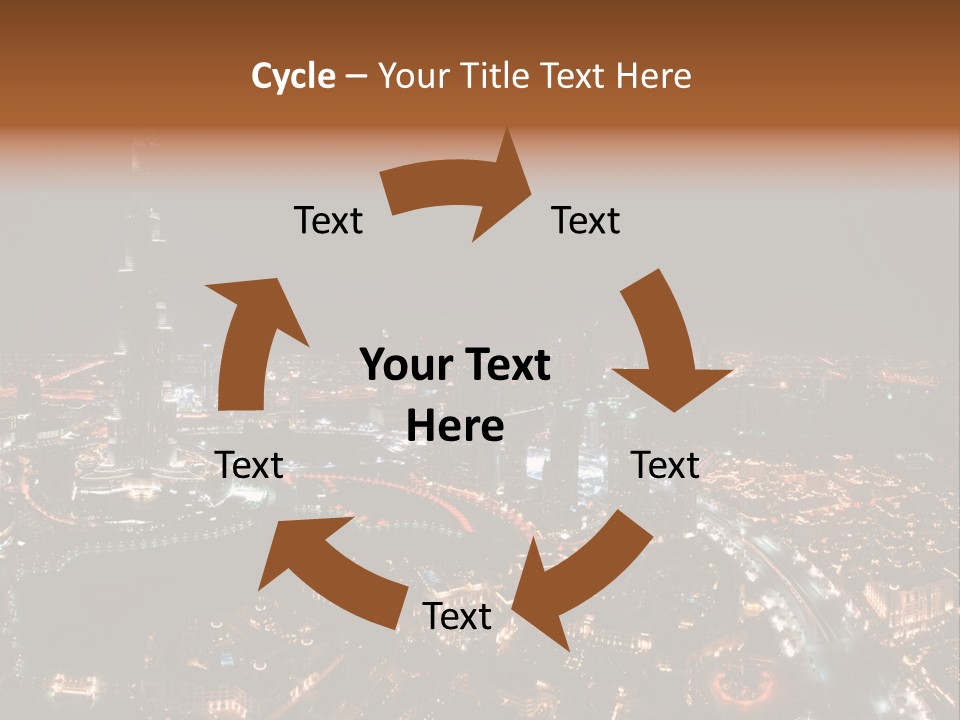 Development Skyline City PowerPoint Template