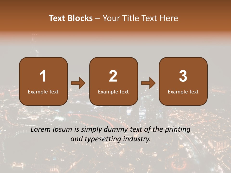 Development Skyline City PowerPoint Template