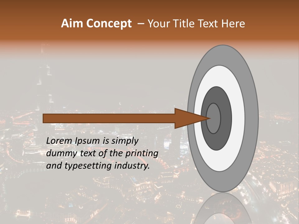 Development Skyline City PowerPoint Template