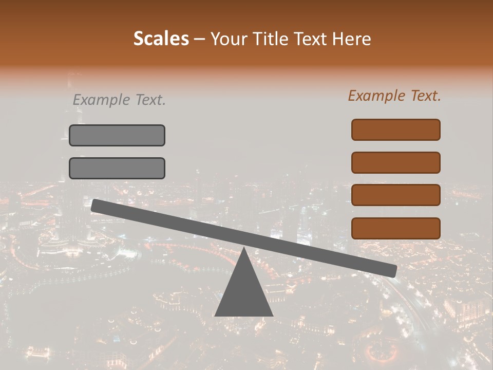 Development Skyline City PowerPoint Template