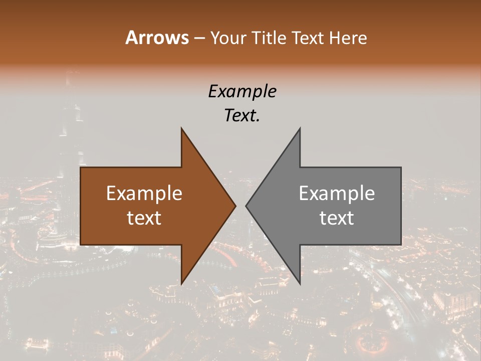 Development Skyline City PowerPoint Template