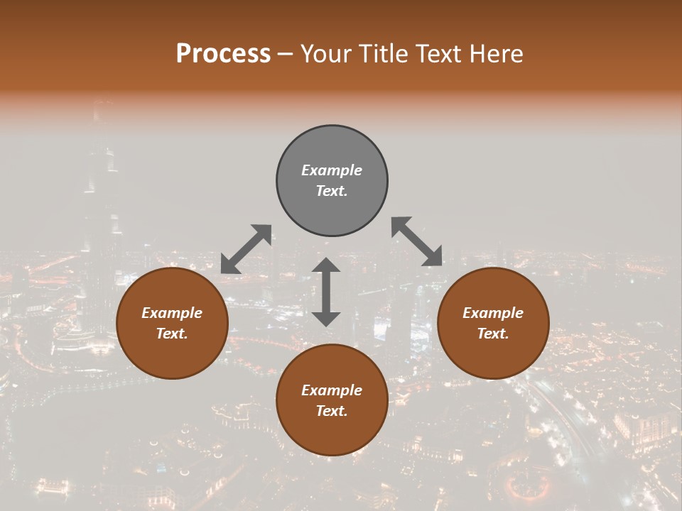 Development Skyline City PowerPoint Template