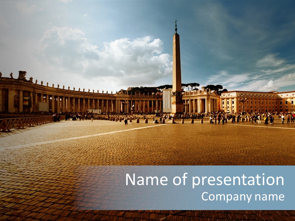 Ancient Church Roma PowerPoint Template