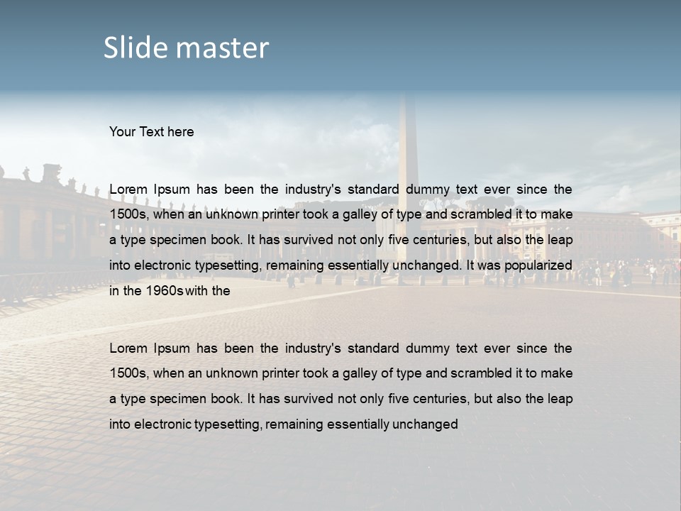 Ancient Church Roma PowerPoint Template