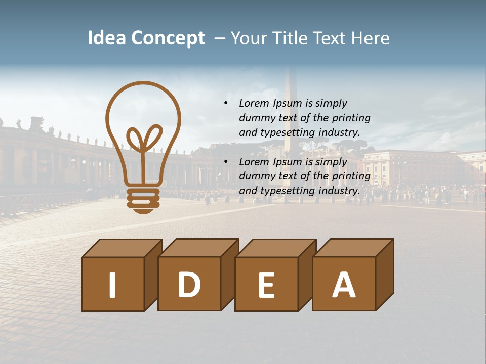 Ancient Church Roma PowerPoint Template