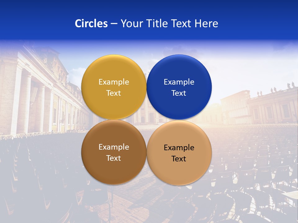 Sunny Landmark Exterior PowerPoint Template