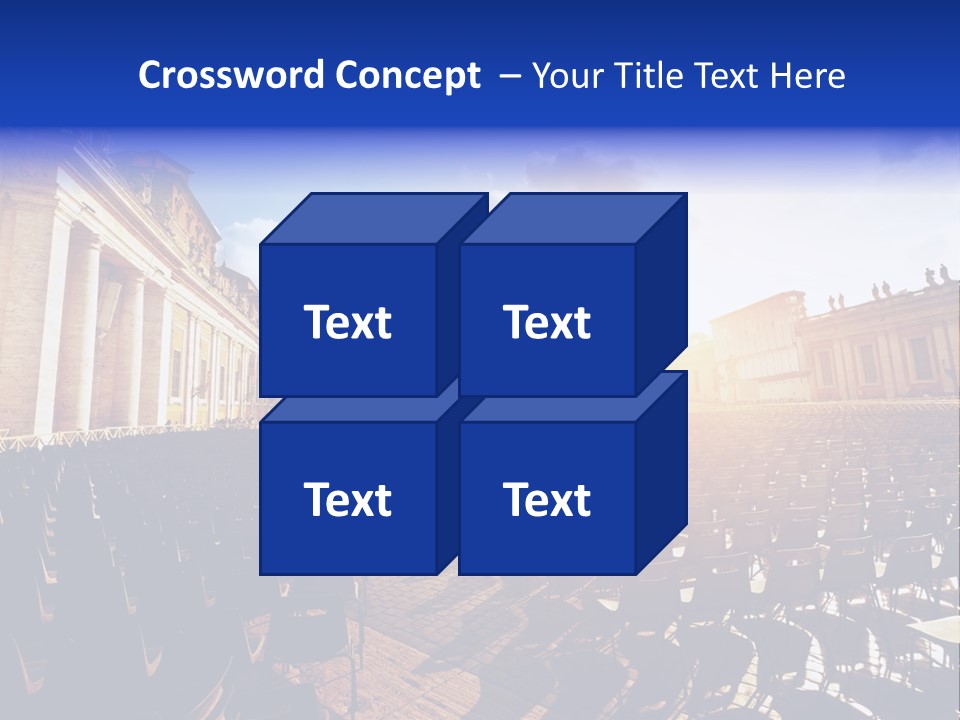 Sunny Landmark Exterior PowerPoint Template