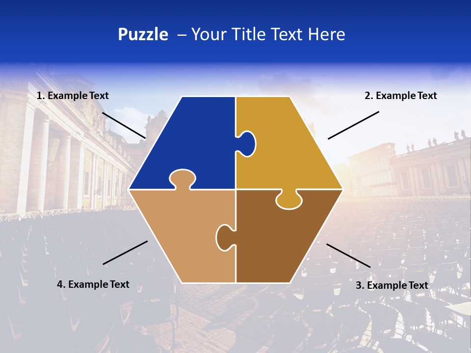 Sunny Landmark Exterior PowerPoint Template