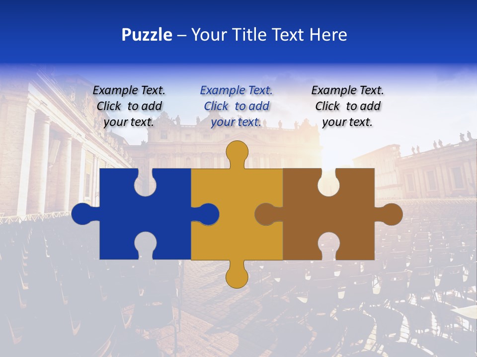 Sunny Landmark Exterior PowerPoint Template