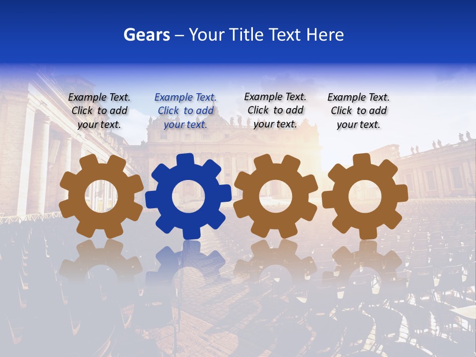 Sunny Landmark Exterior PowerPoint Template